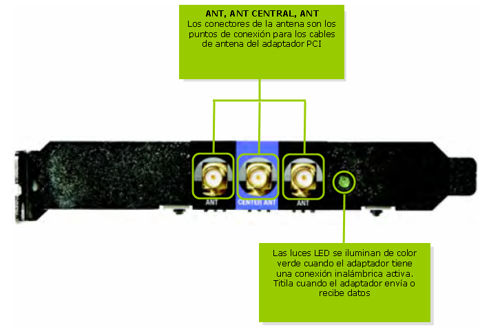 Adaptador PCI tarjeta Wifi Cisco WMP300N Ref: CLPCITWC - Image 4