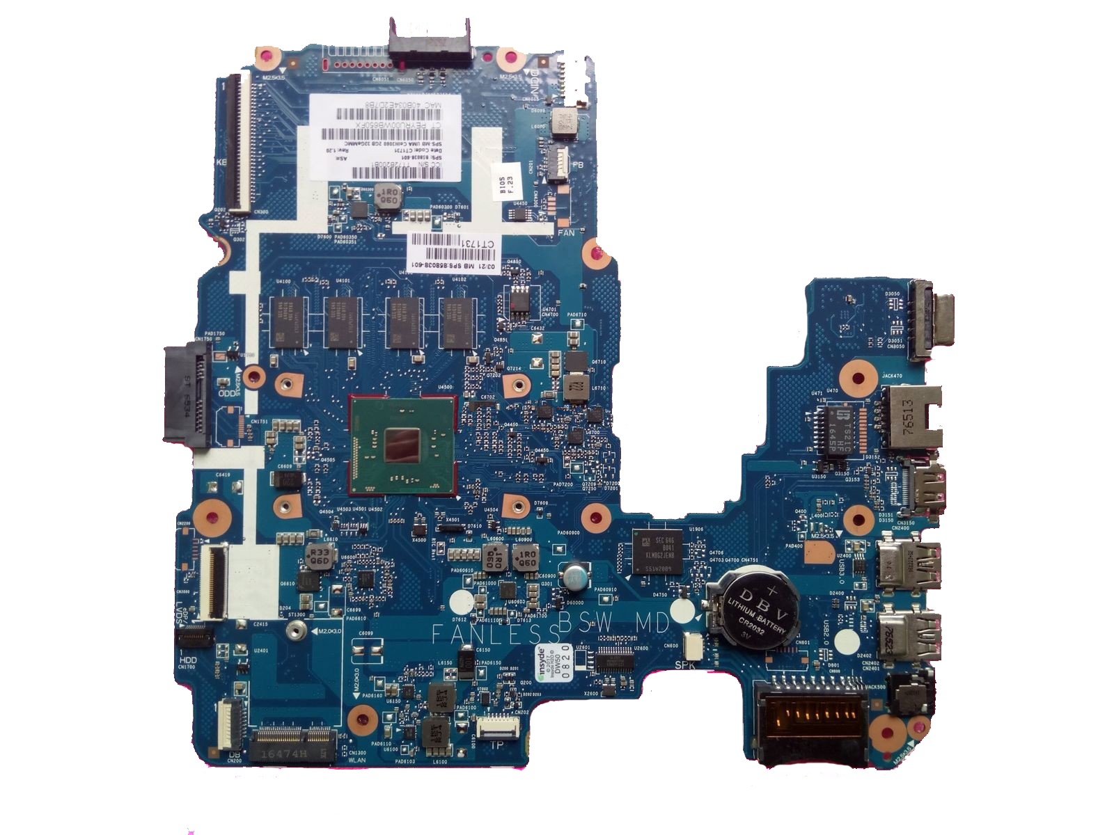 Board Hp 14T-AM/14-A Parte: 858038-001 Ref: CLHP14TAM