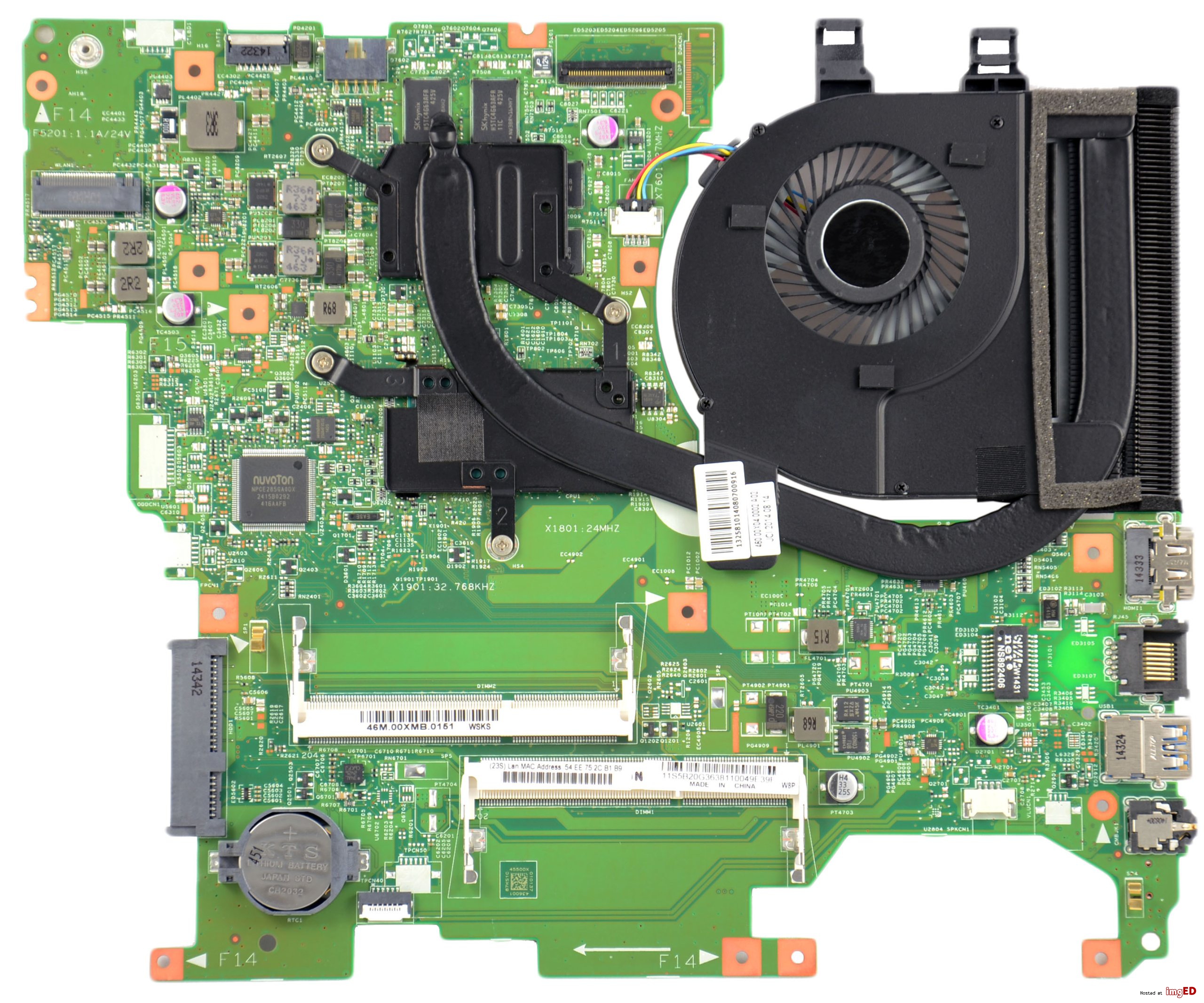 Board Lenovo FLEX 2 -14 Parte: LF14M MB Ref: CLLFLEX214