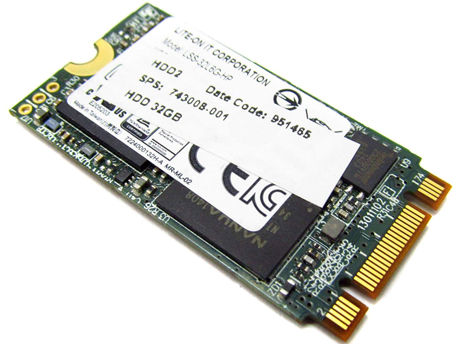 Lite On Ssd 32gb Parte: 729664-001 Ref: CLSSDLT32GB