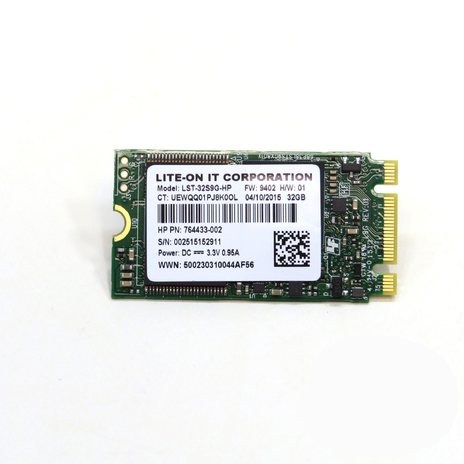 Lite On Ssd 32gb Parte: 764433-001 Ref: CLSSDLO32