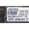Ssd Adata 64gb Parte: 34430015 Ref: CLSSDADA