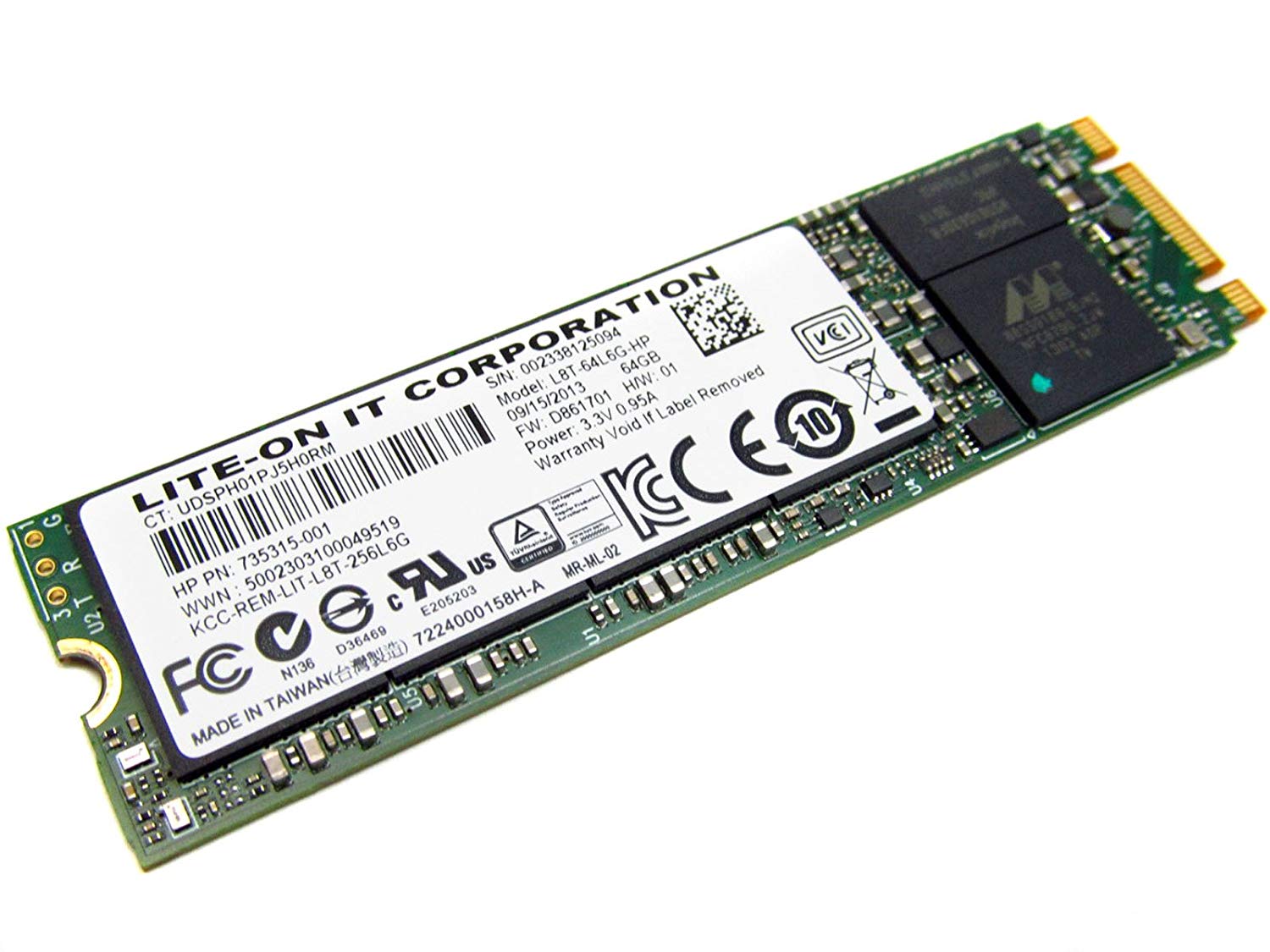 Ssd HP Inc 64GB Parte: 735315-001 Ref: CLSSDHPINC