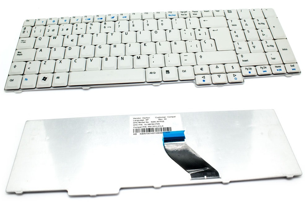 Teclado Acer Aspire 7720/7000/5735Z Parte: MP-07A56E0-442 Ref: CLAAS77207000 - Image 2