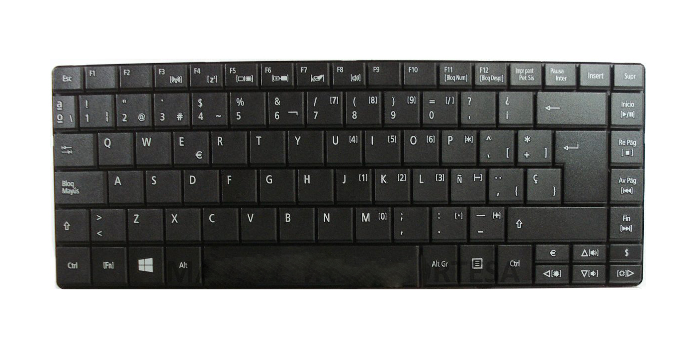 Teclado Acer Aspire E1-431/E1-471 Parte: AEZQZP01010 Ref: CLACSE1431471