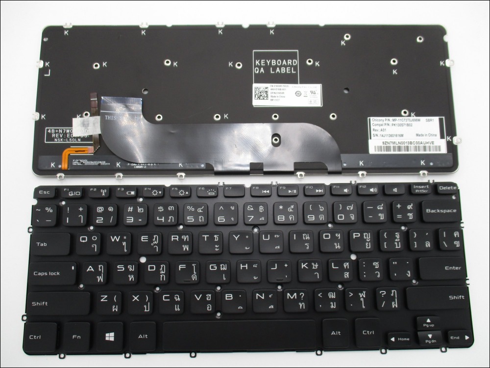 Teclado Dell XPS 13 L321X/L322X Parte: 0TTC4X Ref: CLDL13L321322 - Image 2