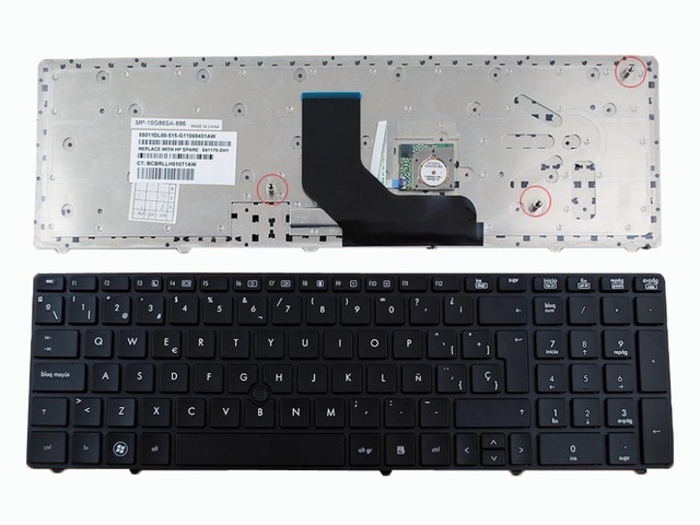 Teclado Hp 6560B/7560B Parte: 641180-001 Ref: CLHP6560B7560B - Image 2