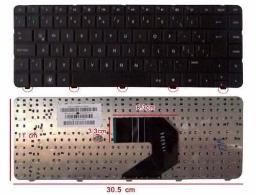 Teclado Hp DV4-2000/1000 Parte: 570755-161 Ref: CLHPDV420001000 - Image 2