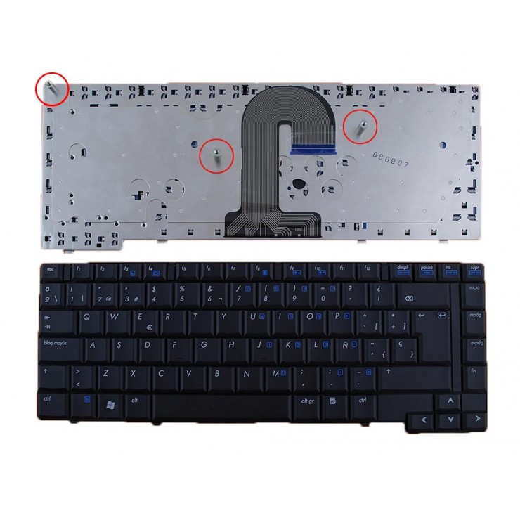 Teclado Hp Compaq 6510B Parte: 444635-161 Ref: CLHPC6510B - Image 2