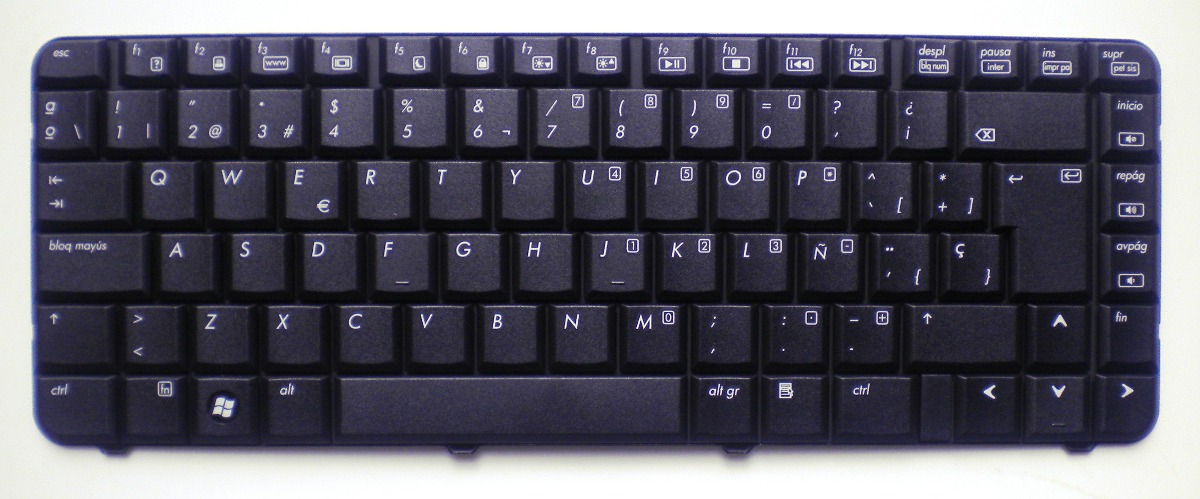 Teclado Hp Compaq CQ50 Parte: 486654-161 Ref: CLHPCCQ50