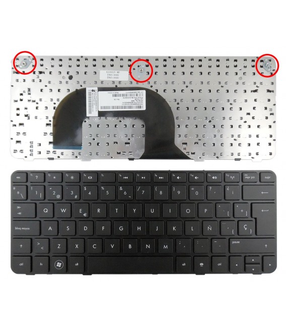 Teclado Hp DM1-3000/DM1-4000 Parte: 659500-161 Ref: CLHPDM13000 - Image 2