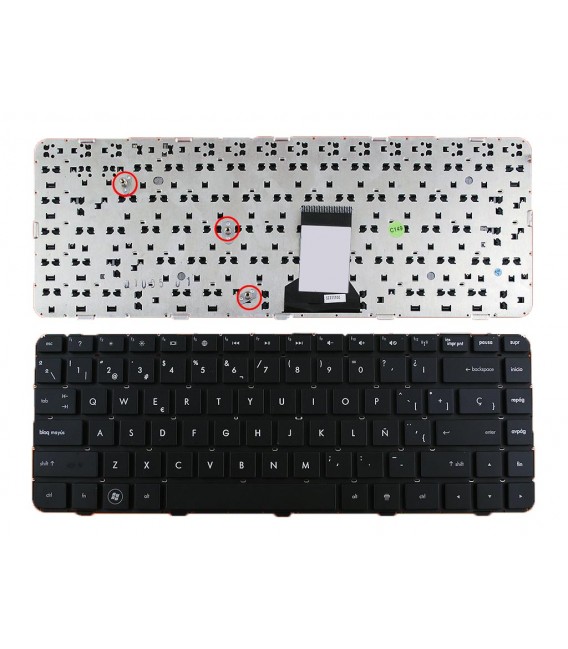 Teclado Hp DM4/DV5-2000 Parte: 663563-161 Ref: CLHPDM4DV5 - Image 2