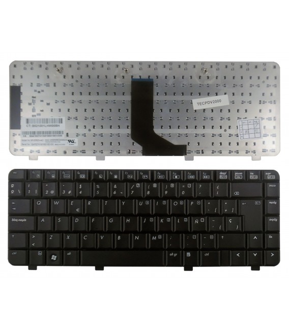 Teclado Hp DV-2000/V3000 Parte: 441317-161 Ref: CLHPDV2000V3000 - Image 2