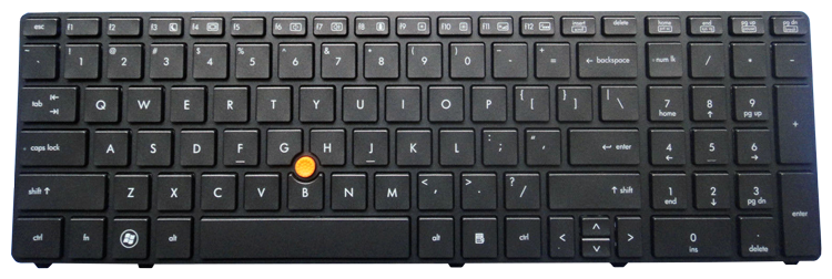 Teclado Hp Elitebook 8760W/8760P Parte: 652554-001 Ref: CLHPE8760W8760P