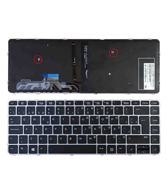 Teclado Hp Folio 1040-G3 Parte: 818252-161 Ref: CLHPF1040G3 - Image 2
