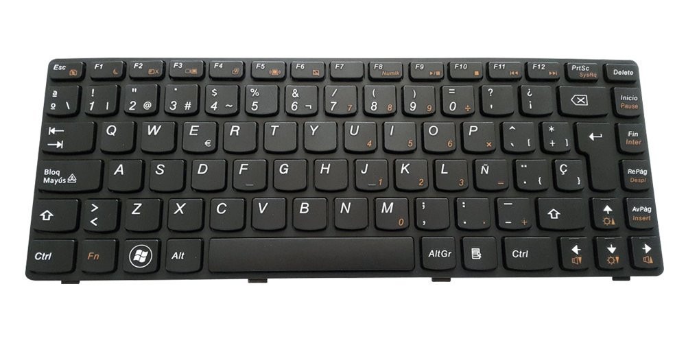 Teclado Lenovo G470/G475/V470 Parte: PK130GL3A14 Ref: CLLG470G475V470