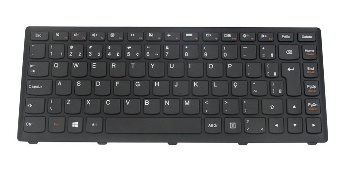 Teclado Lenovo Ideapad S300/S400 Parte: NSK-BC6SC Ref: CLLS300S400