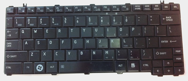 Teclado Toshiba Satellite T135 Parte: MP-08H53US6920 Ref: CLTST135