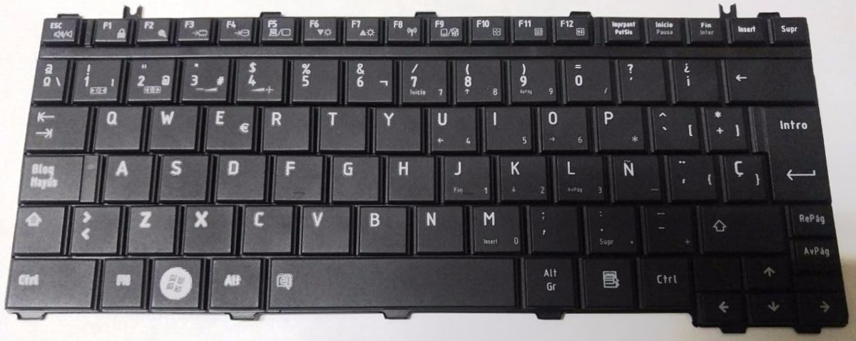 Teclado Toshiba U405 Parte: 9J.N7482.J0S Ref: CLTU405