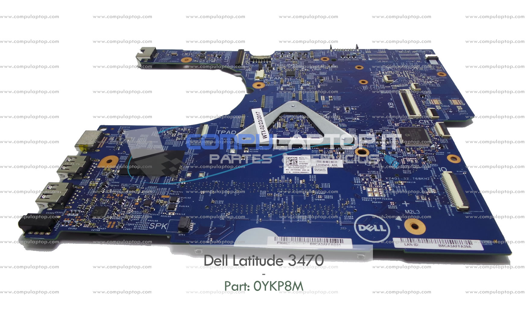 Board Dell Latitude 3470 - Parte: 0YKP8M