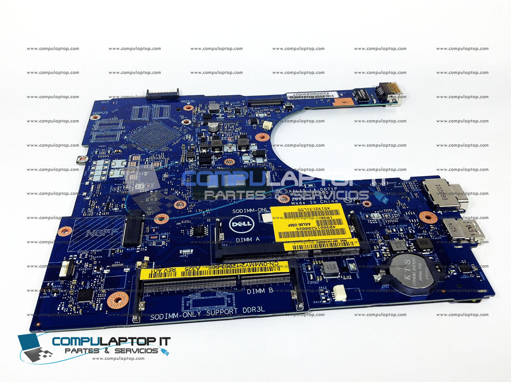 Board Dell Inspiron 15 5559 Parte:F1J0W Ref:CLDLIN155559 Bogota Unilago Compulaptop
