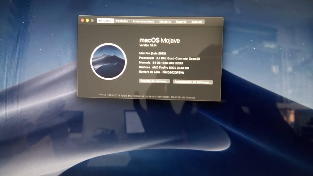 Servidor Apple Mac Pro Con Thunderbolt display apple 27 Ref: CLAPMCPROTHDA27 - Image 6