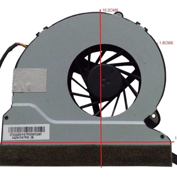 Cooler Fan Ventilador HP One 200/ ms220 Parte:3azn1fatp10 Ref:HPCVO200