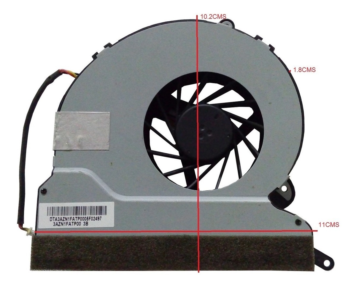 Cooler Fan Ventilador HP One 200/ ms220 Parte:3azn1fatp10 Ref:HPCVO200