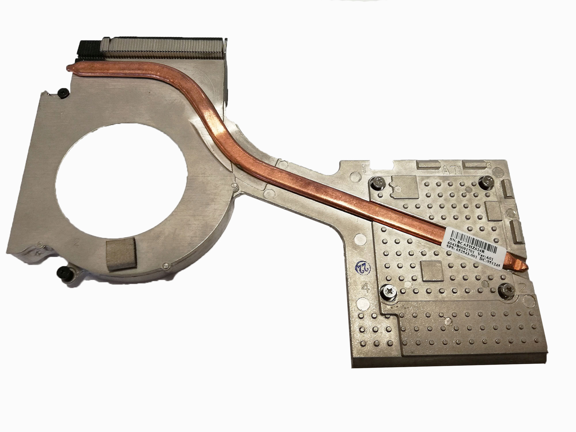 Cooler Fan Ventilador Hp EliteBook 8760W Parte 652543-001