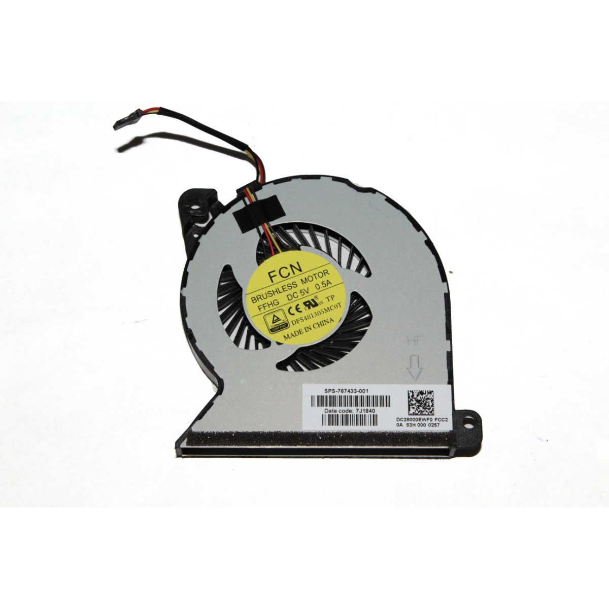 Cooler Fan Ventilador Hp 440G2 450G2 Parte 767433-001