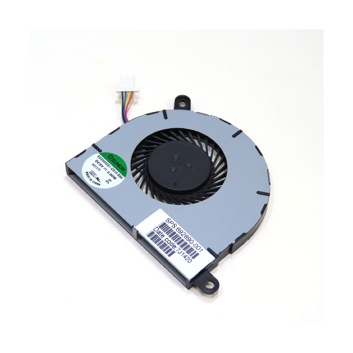 Cooler Fan Ventilador Hp Envy SpectreXT 13-2000 Parte 692890-001 REF CLFAHP132000
