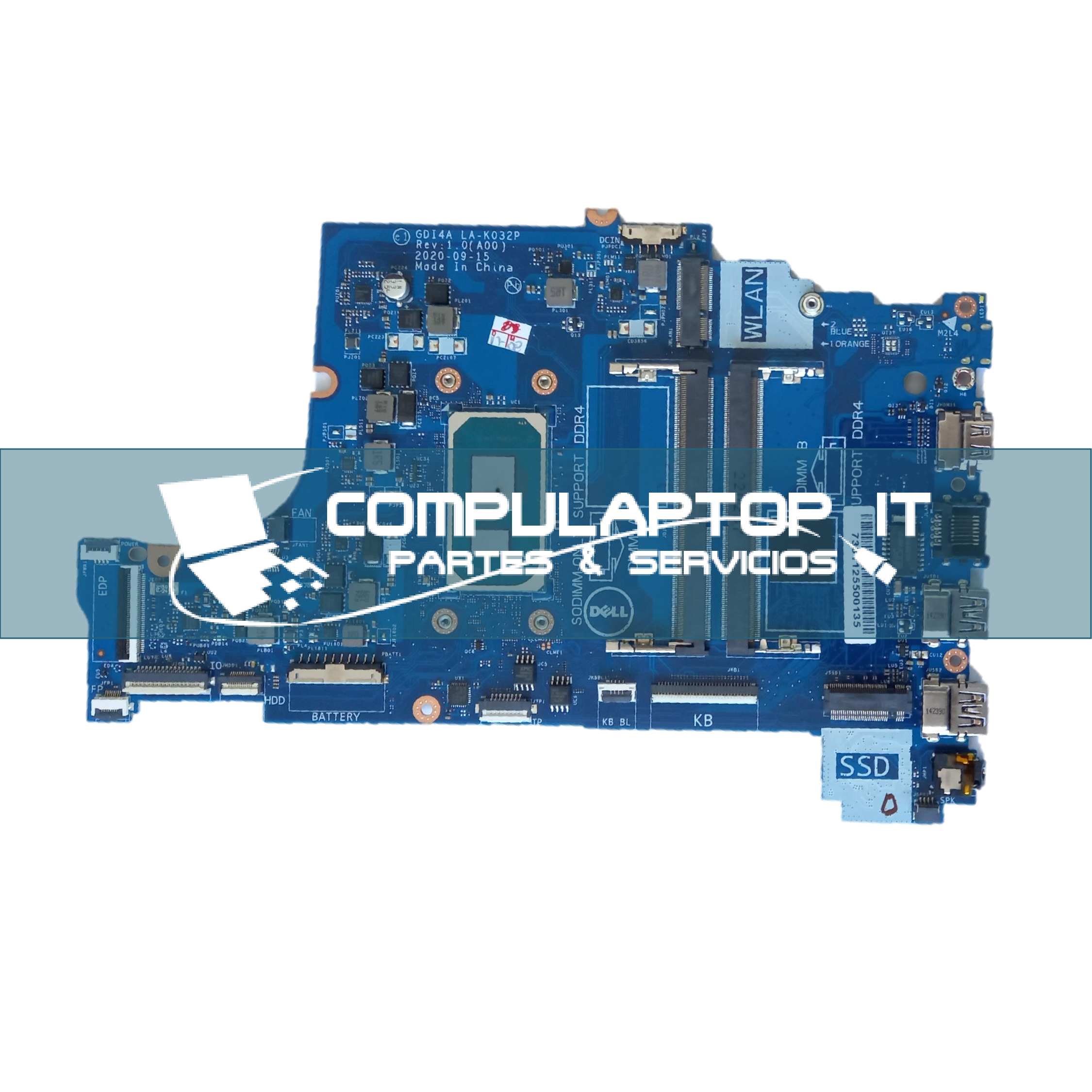 Motherboard Dell Inspiron 15 3593 y 17 3793 Parte: 1J5TX