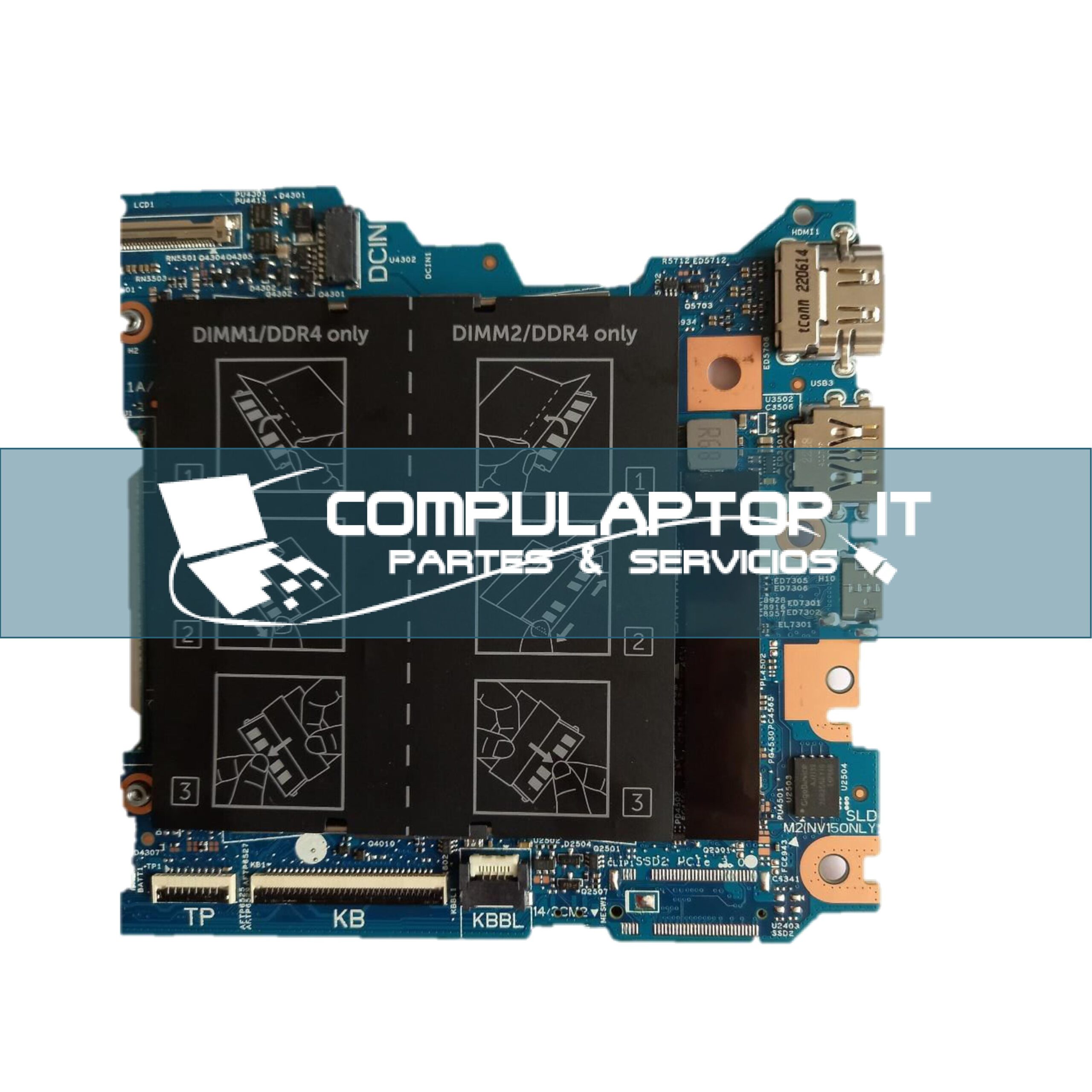 Motherboard Dell Latitude 3420 Parte: 2F3R6 - Image 2