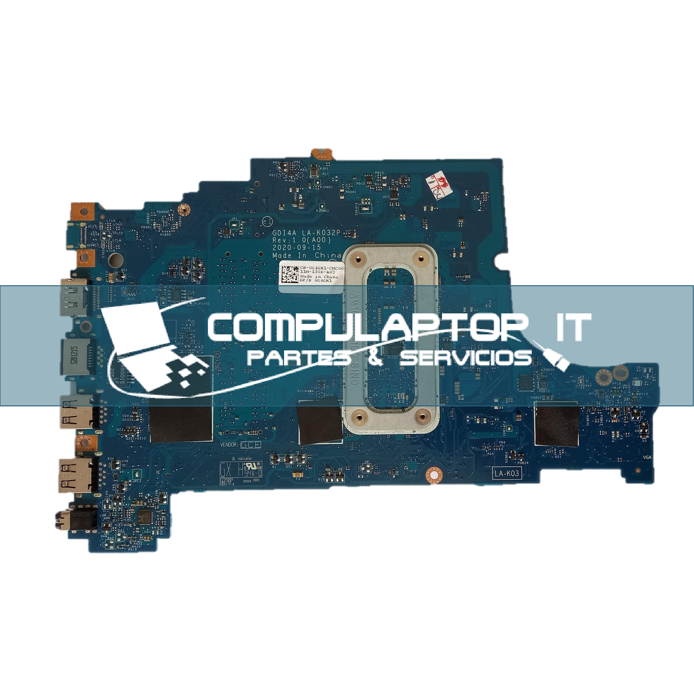 Motherboard Dell Vostro 3400 Parte: G4GH1 - Image 3