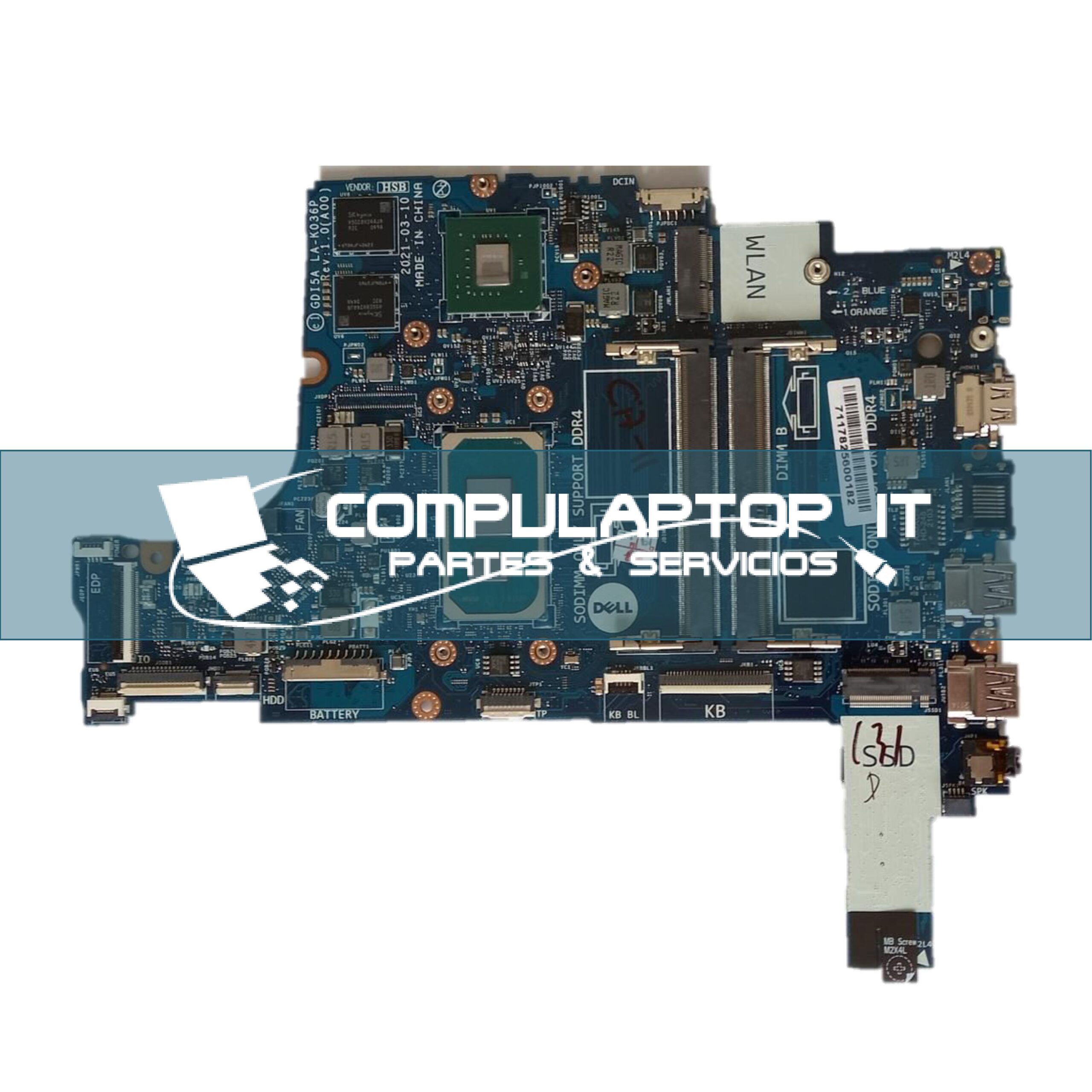 Motherboard Dell Vostro 3400 Parte: GD15A