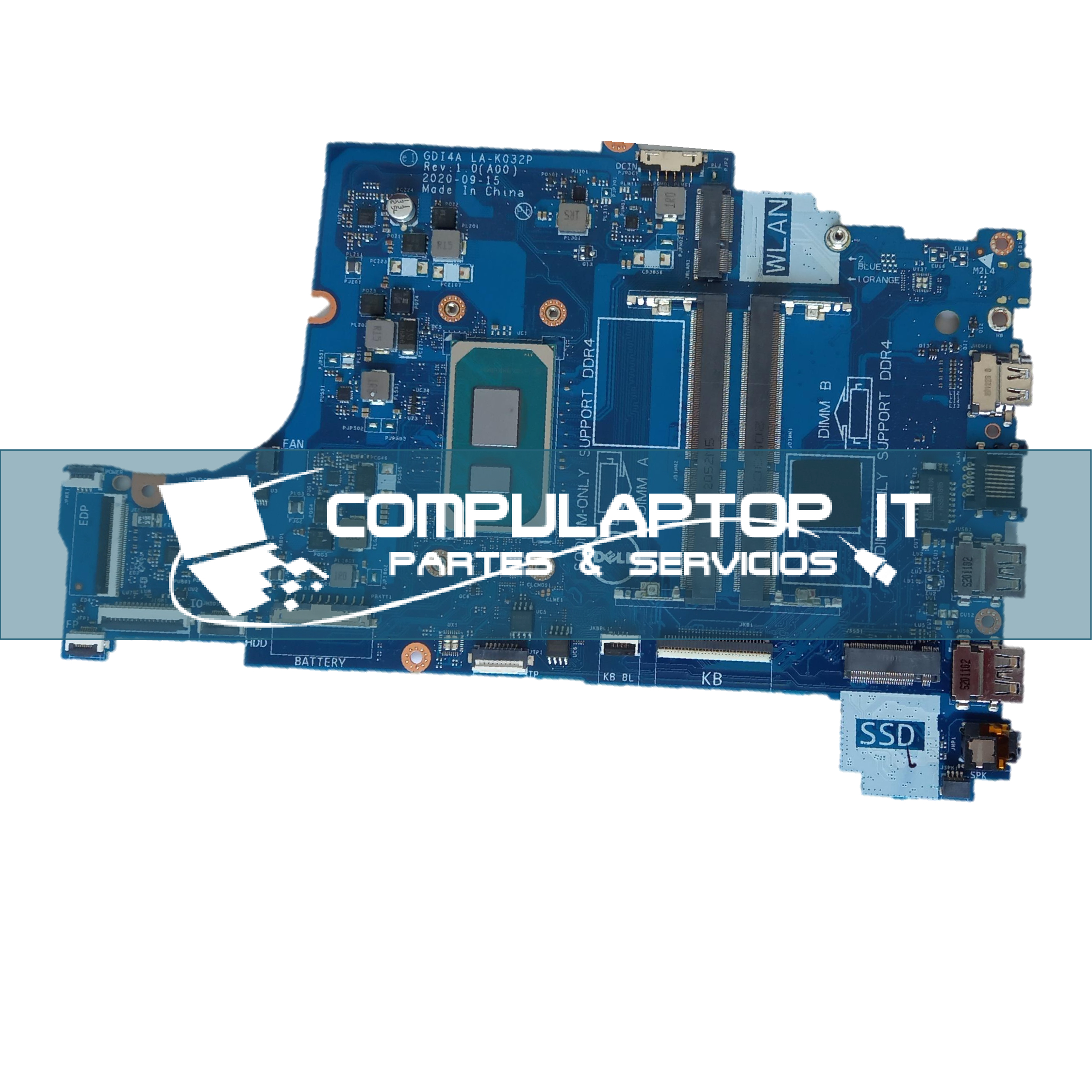 Motherboard Dell Inspiron 15 3501 Parte: RYXFP