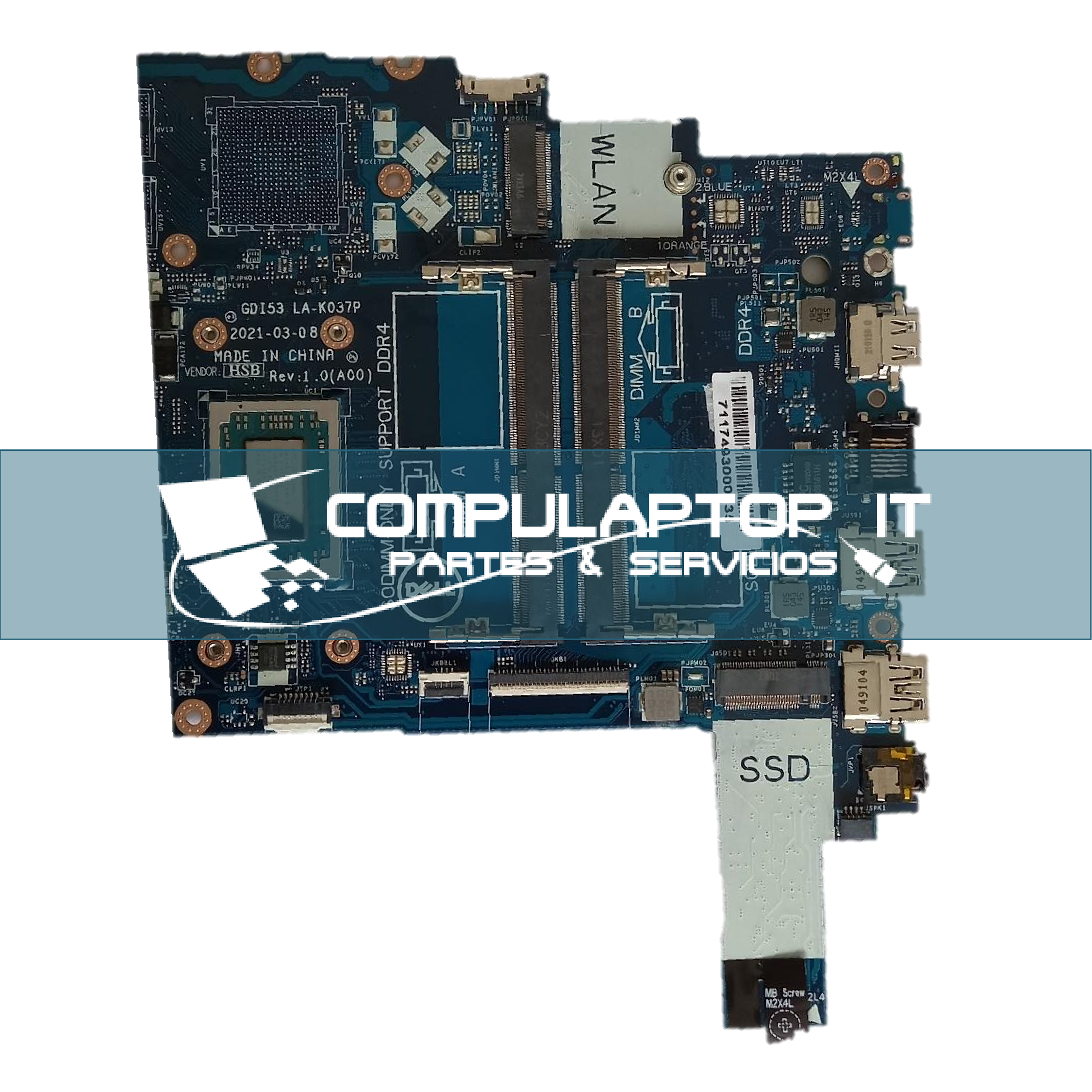 Motherboard Dell Inspiron 15 3505 Parte: Y6PDY - Image 2