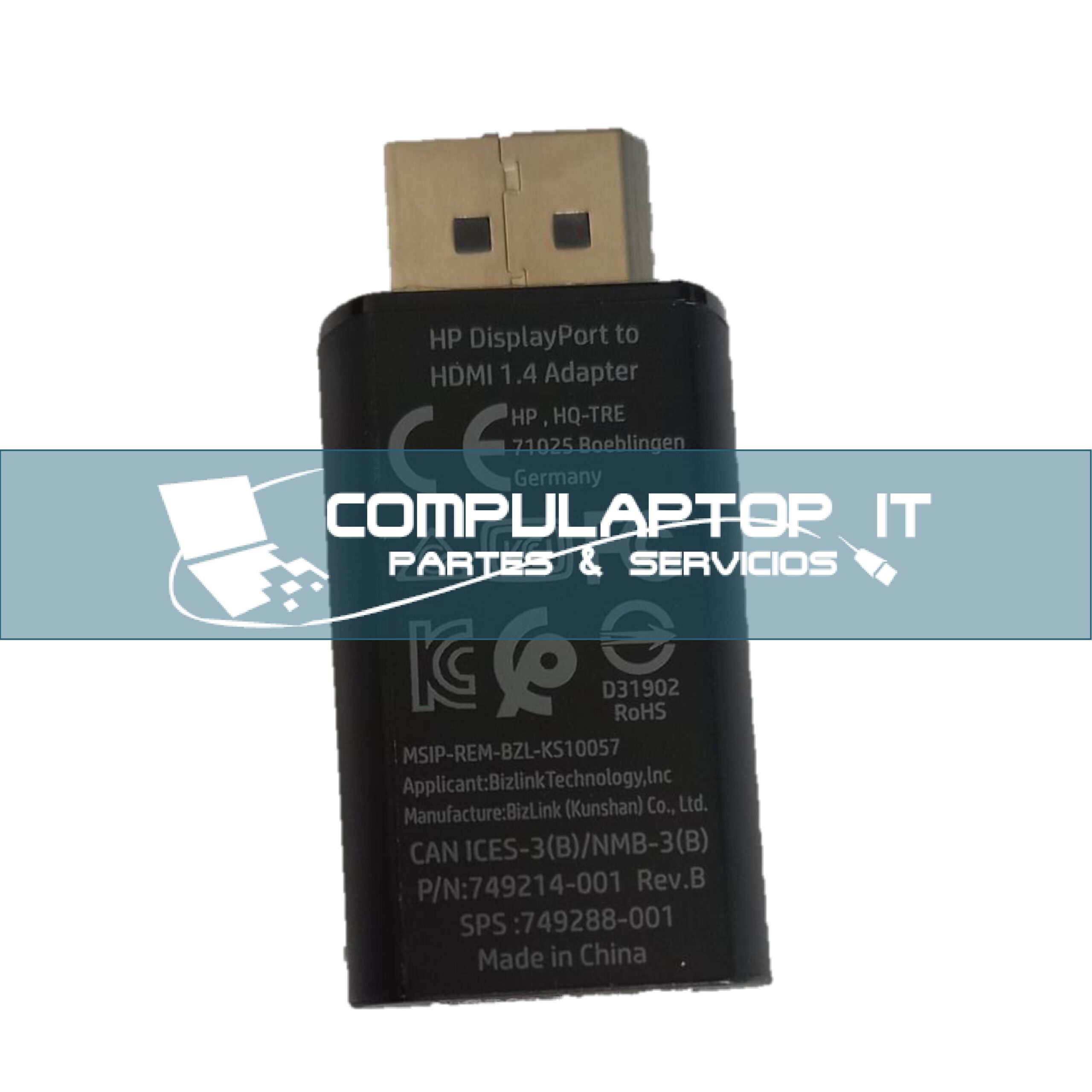 Adaptador HP DP a HDMI Parte: 749214-001 - Image 3