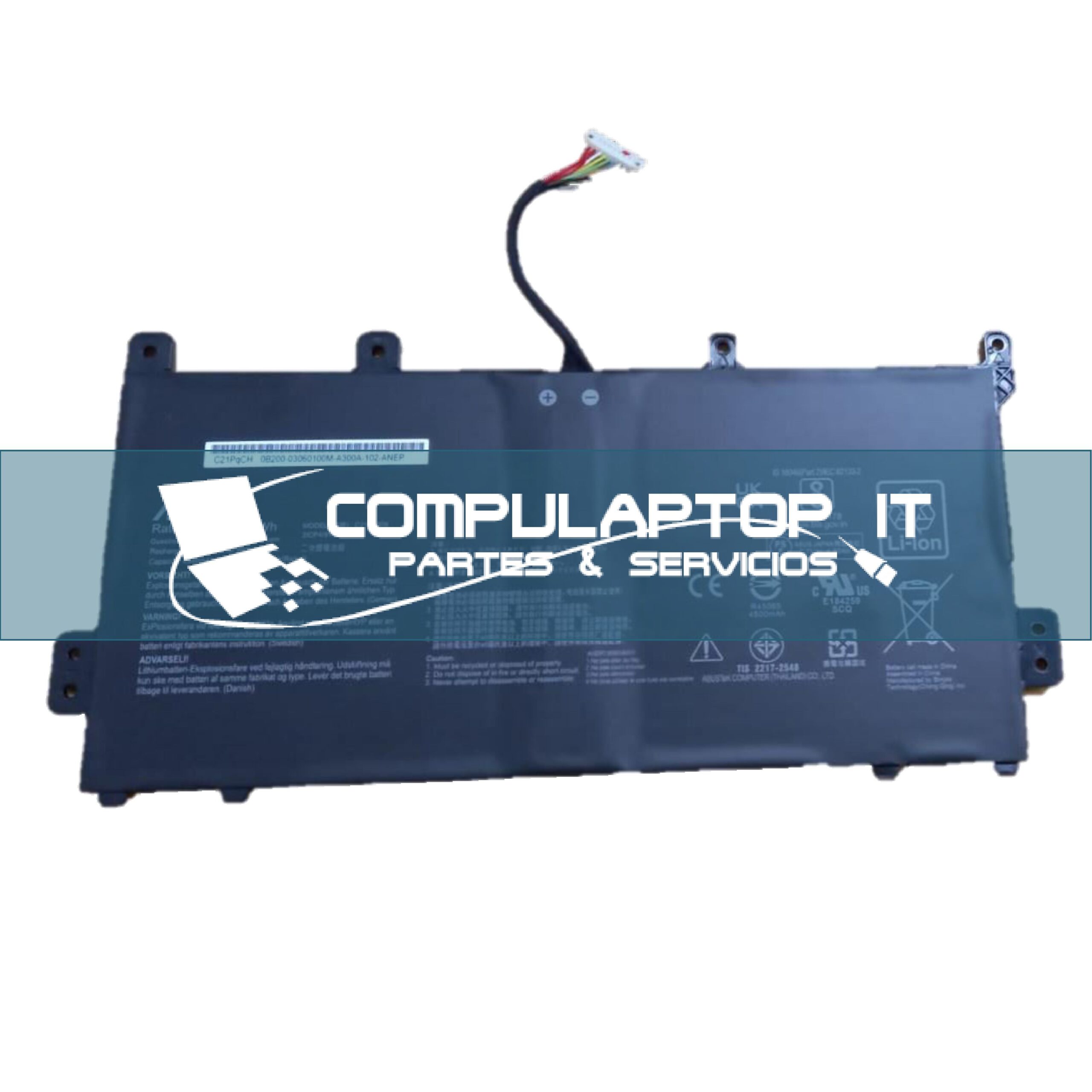 Batería Asus Chromebook C423 C423NA C523NA C523NA-DH02 C523NA-IH24T Parte: C21PQCH