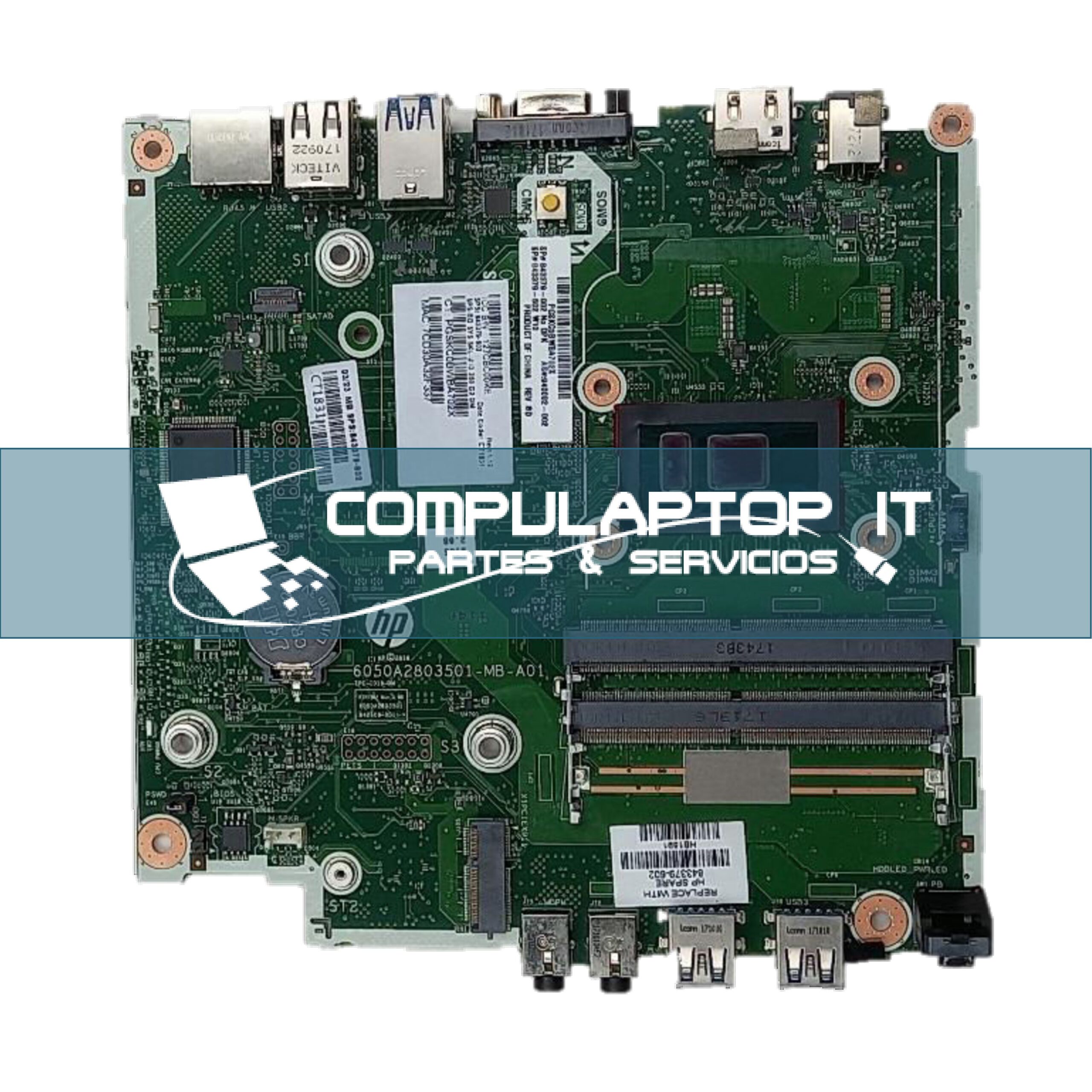 Motherboard HP 260-G2 Mini Parte: 843379-602 / 843379-002 / 843379-004 / 940092-001 / 843379-601