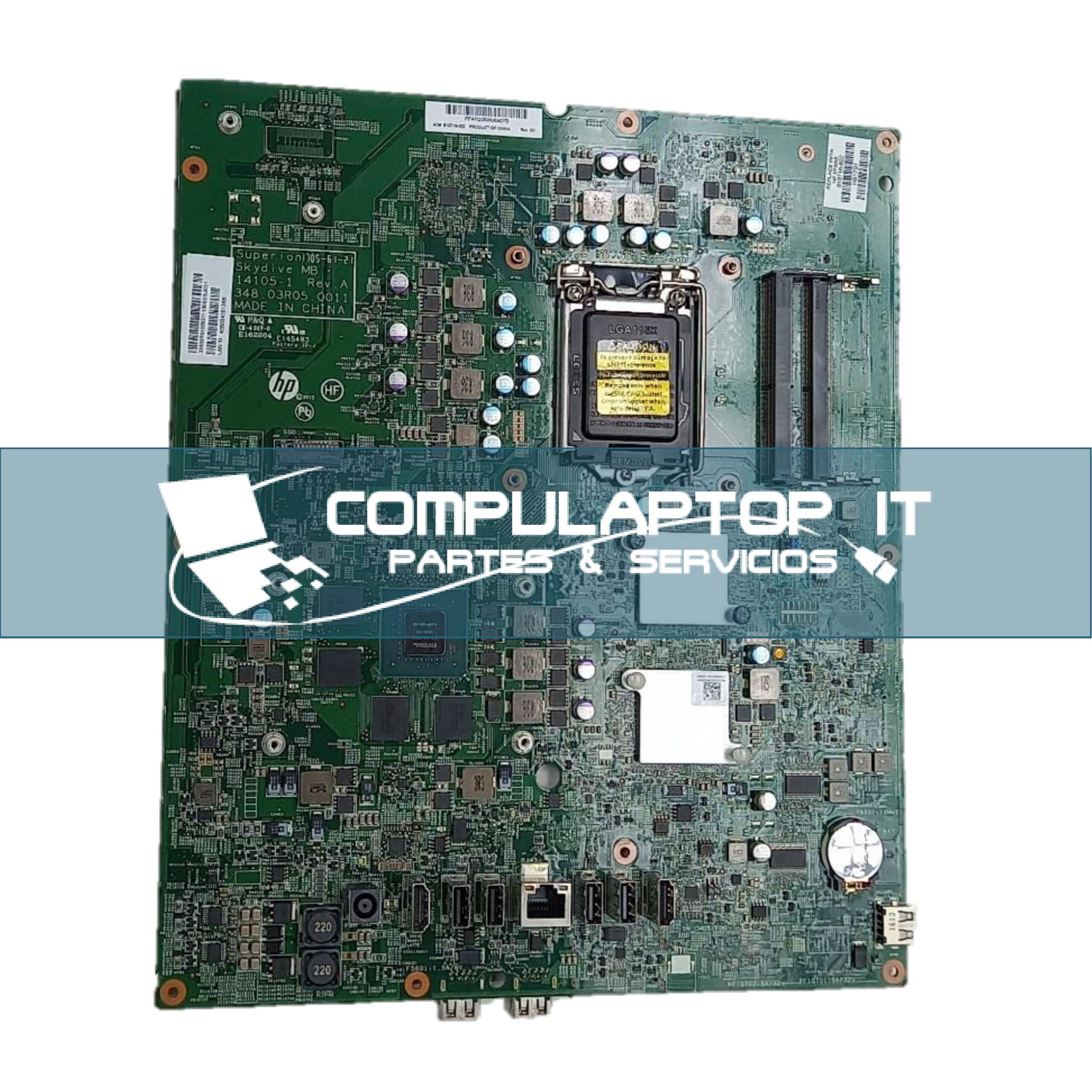 Motherboard HP Curved 34-A Parte: 810716-602 / 810716-002