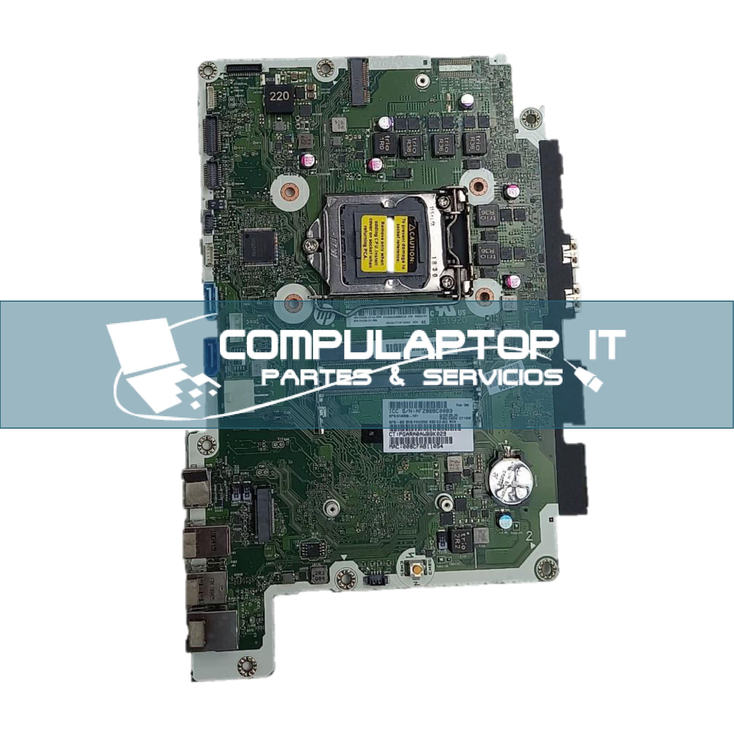 Motherboard HP ProOne 600-G3 Parte: 914096-001