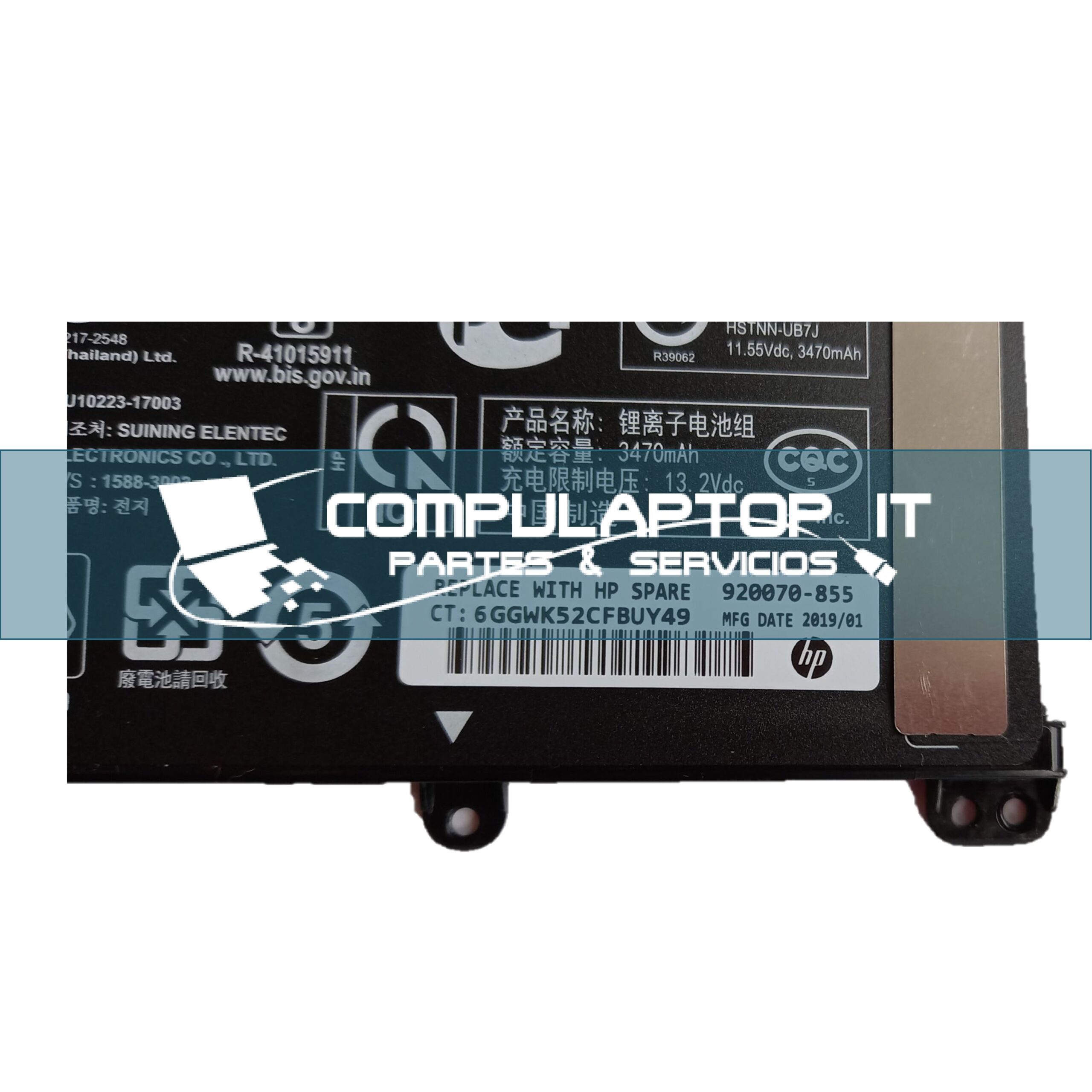 Bateria HP Notebook Pavilion 15 / 14 Parte: HT03XL - Image 2