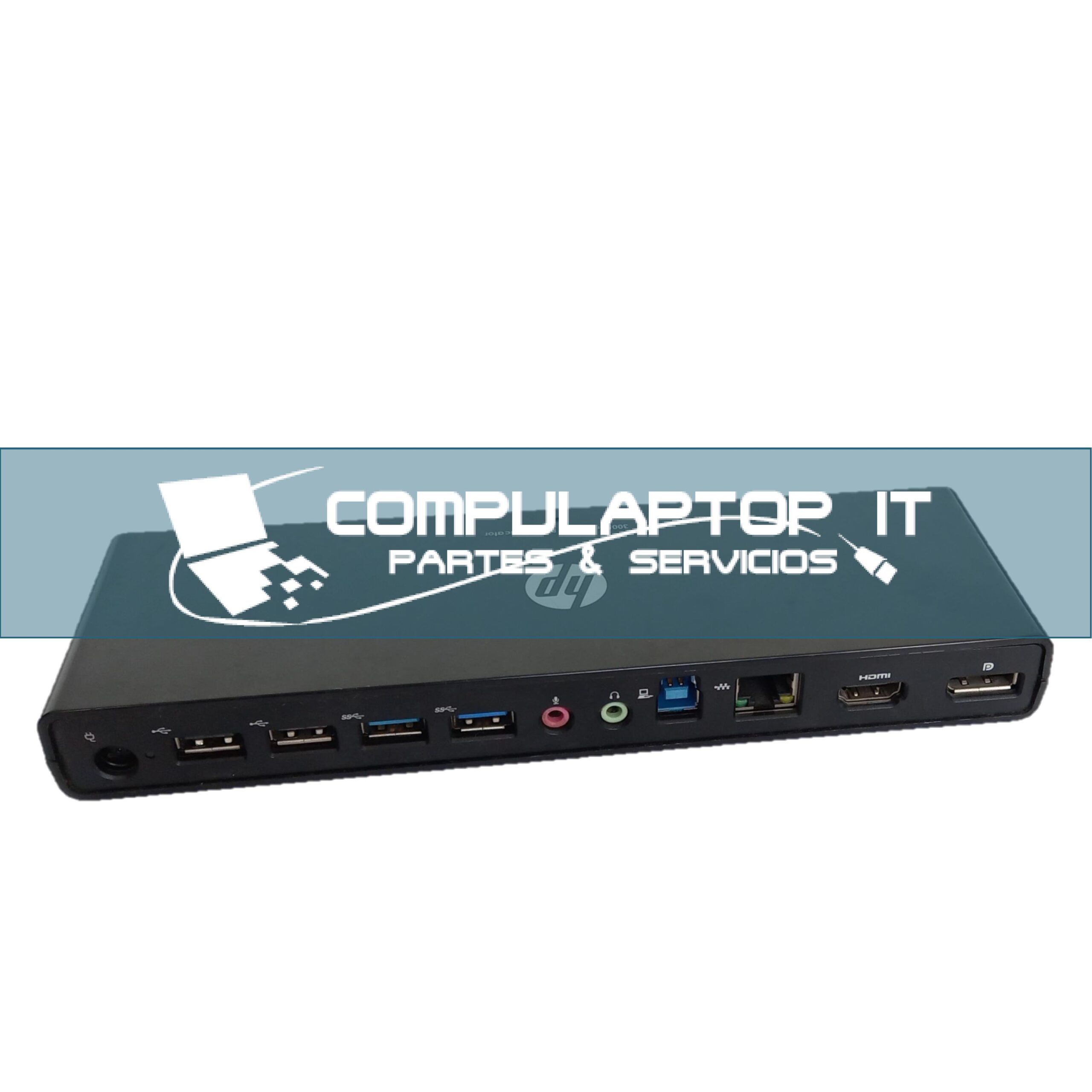 Docking Station HP 3005pr USB 3.0 Port Replicator Parte: 681280-001