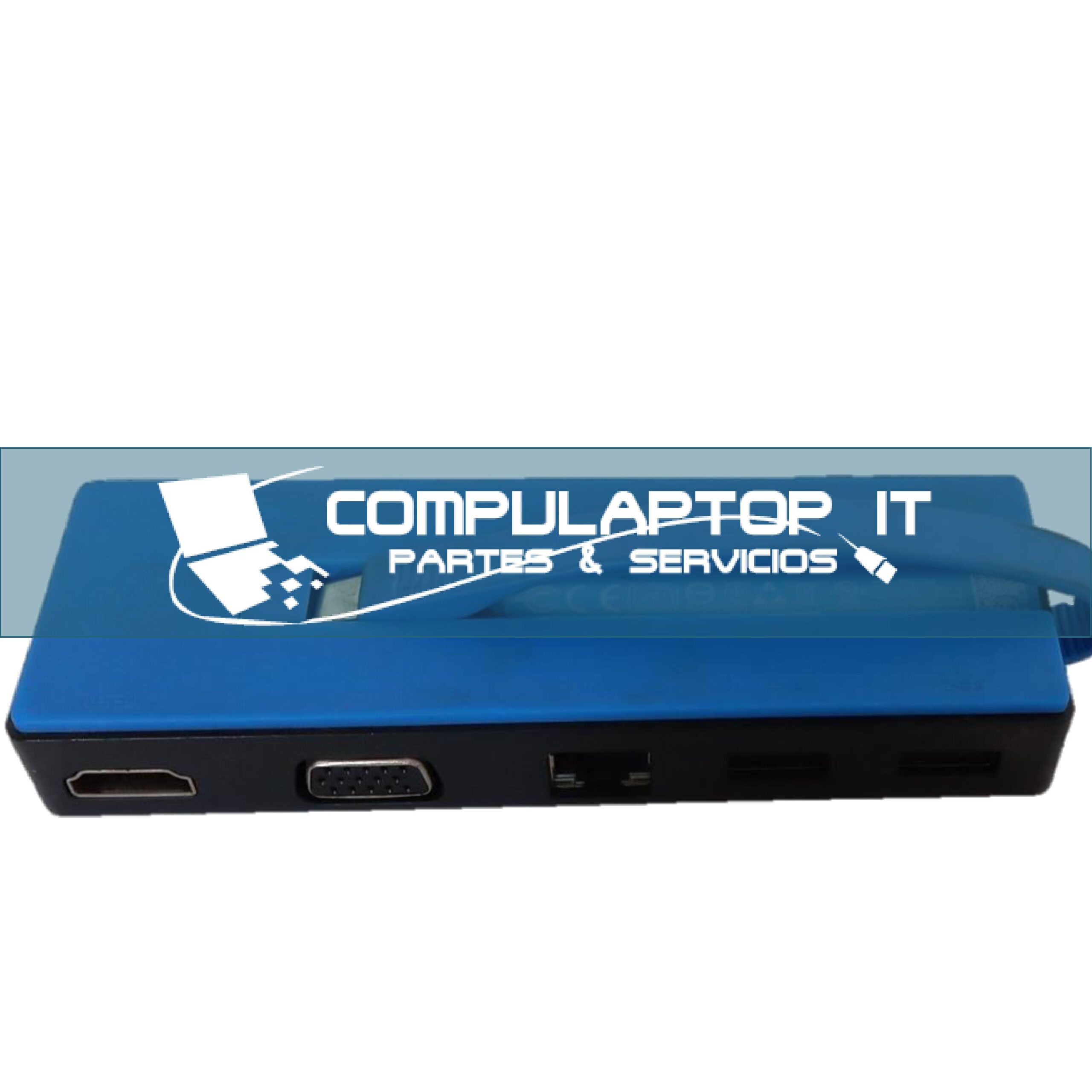 Docking Station HP Travel Dock Pocket HDMI USB-C Parte: 839032-001 - Image 2