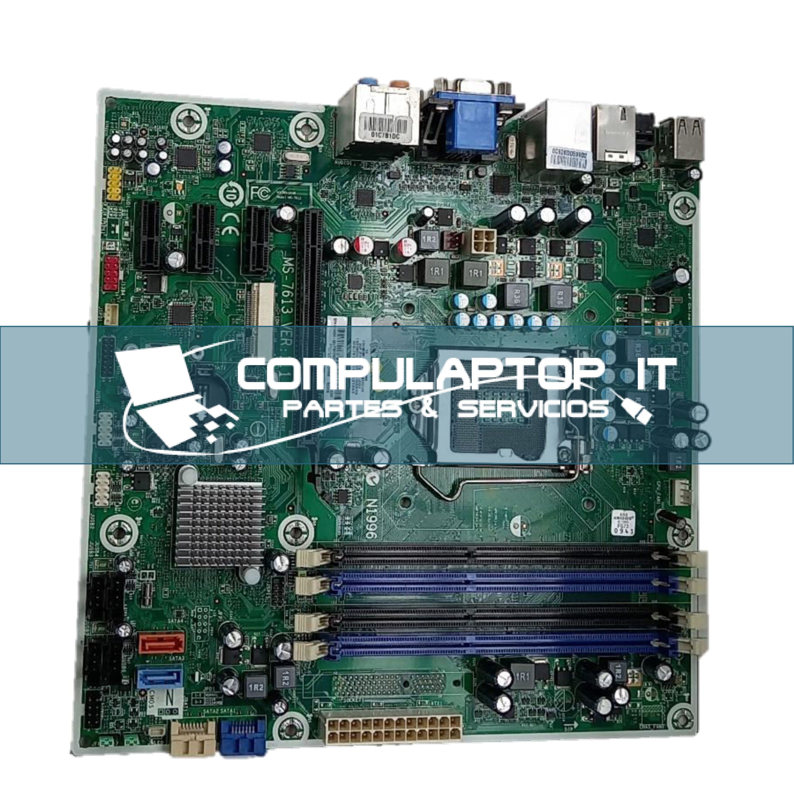 Motherboard HP Elite 7100 Parte: 601048-001