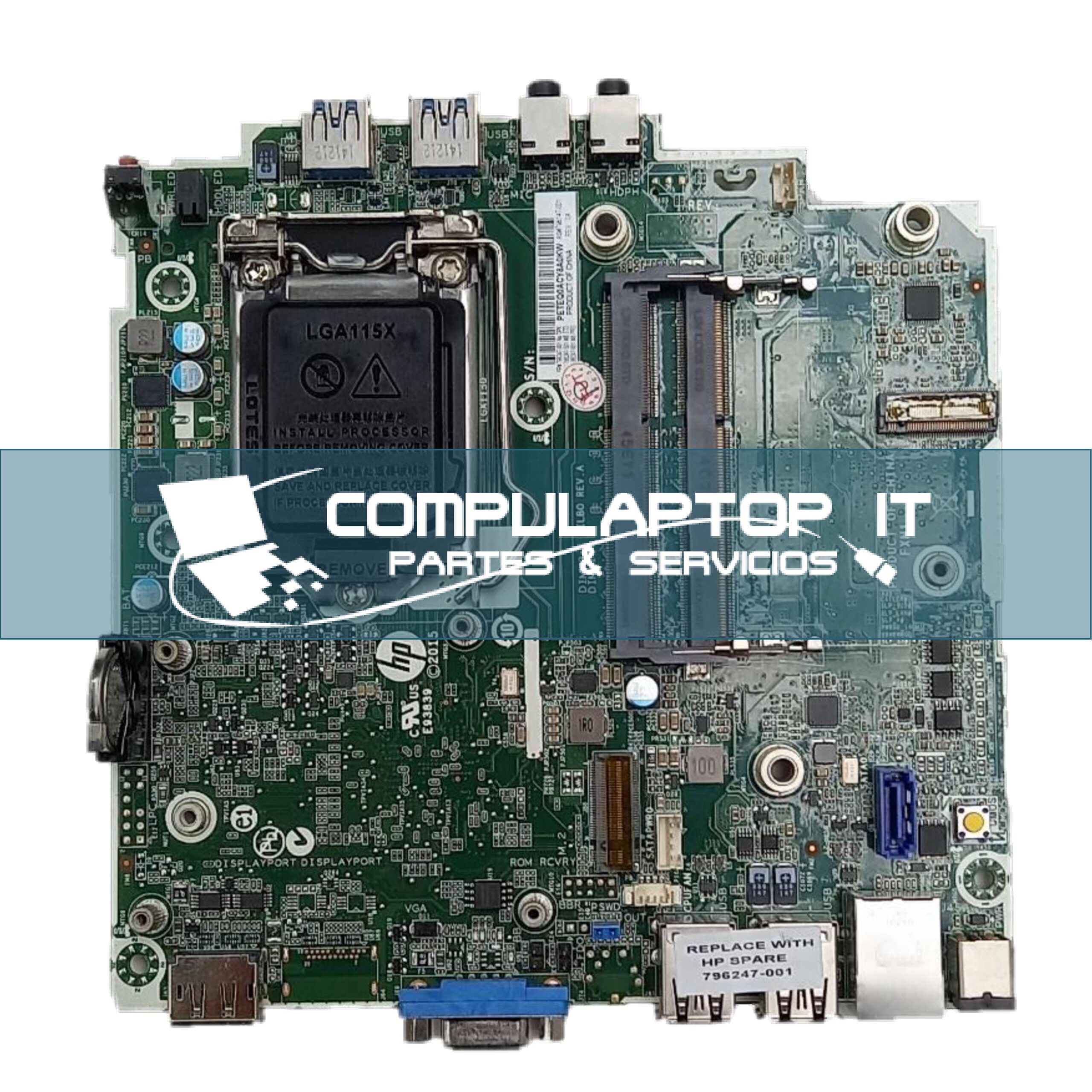 Motherboard HP ProDesk 400-G1 Mini Parte: 796247-601