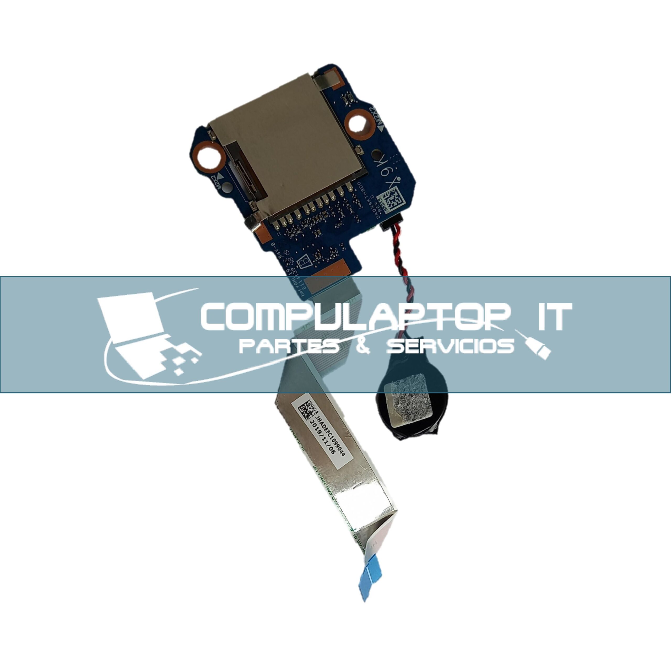 Placa Lector de Tarjetas HP Probook 445 G7 / 445R G6 Parte: DA0X9KTH8D0