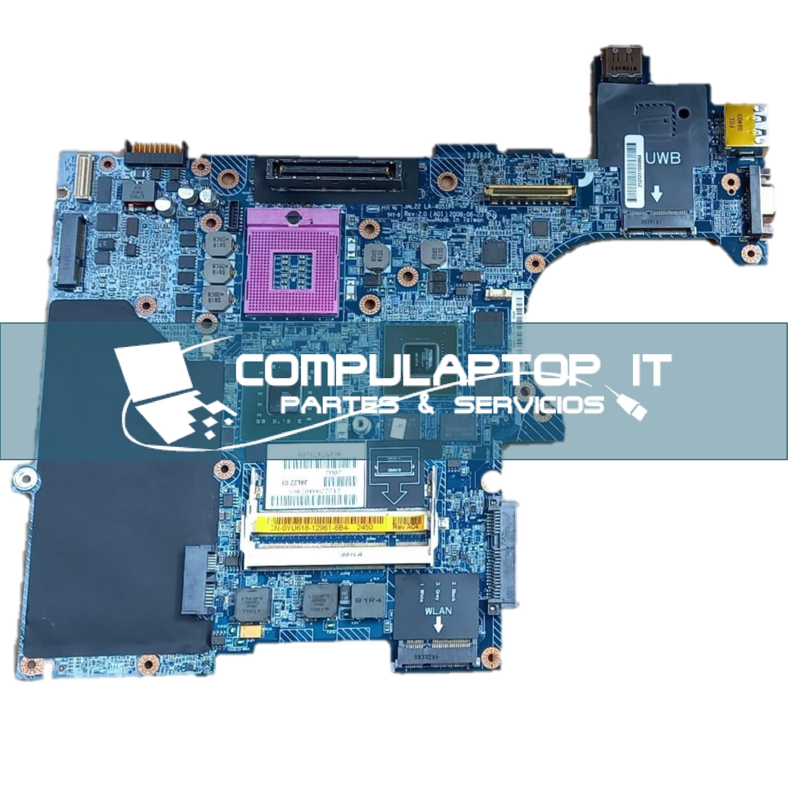 Motherboard Dell Precision E6500 / M4400 Parte: 0YU618
