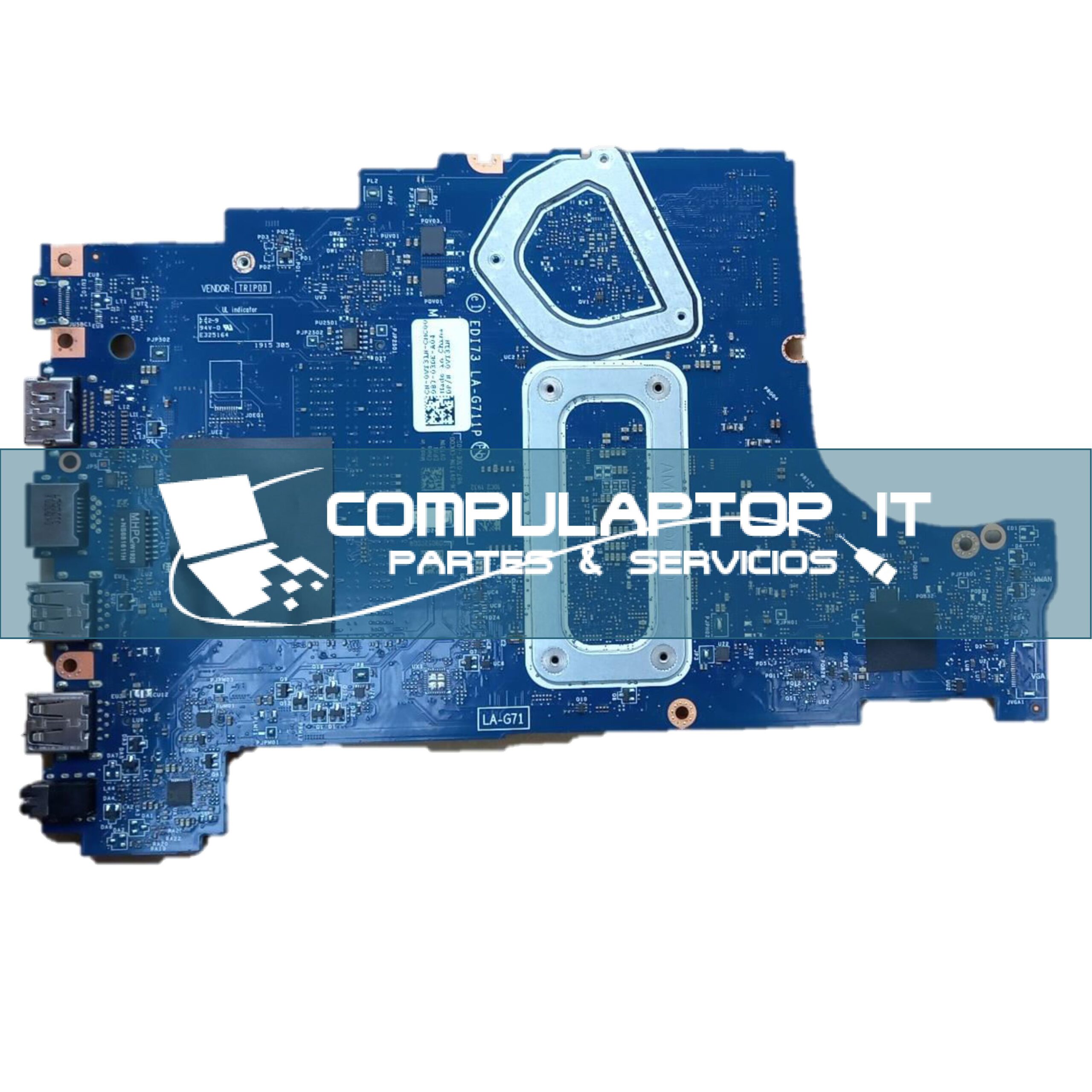 Motherboard Dell Vostro 3481 / 3480 / 3780 Parte: 0EDI73 - Image 2